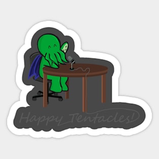 Happy Tentacles Sticker